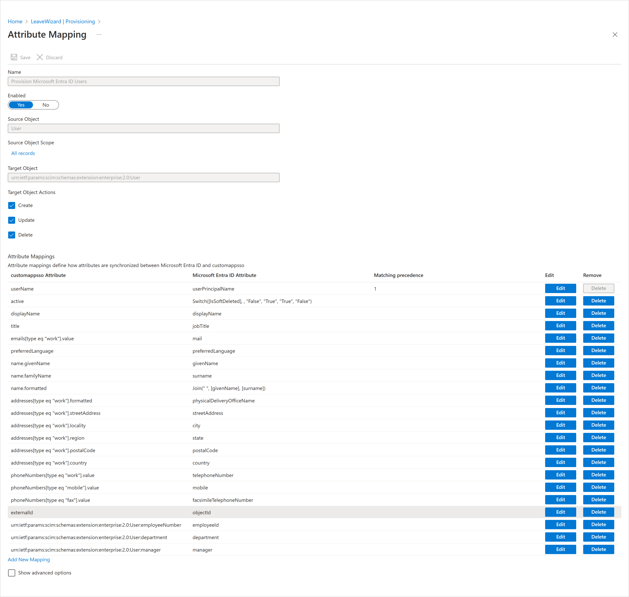 Azure Entra ID Provisioning